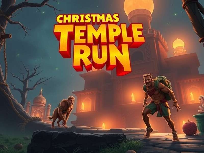 Temple Run Christmas Edition Gameplay