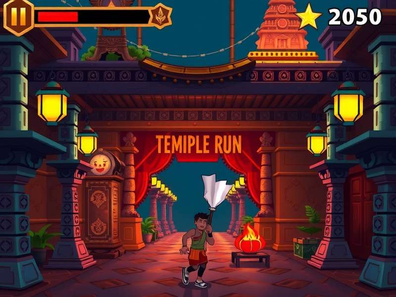 Temple Run Gameplay Screenshot