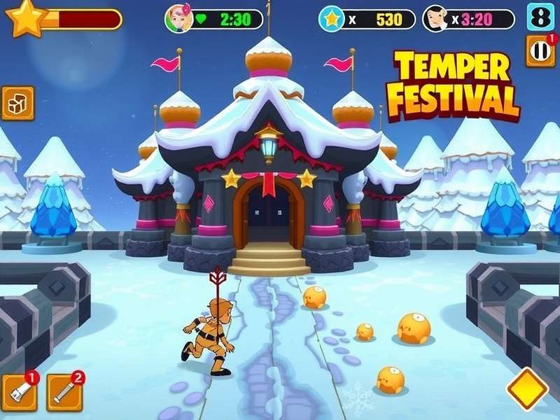 Temple Run 2 Frozen Festival characters and costumes