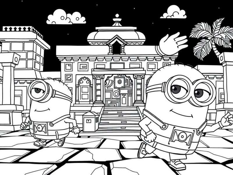 Different Types of Temple Run Coloring Sheets