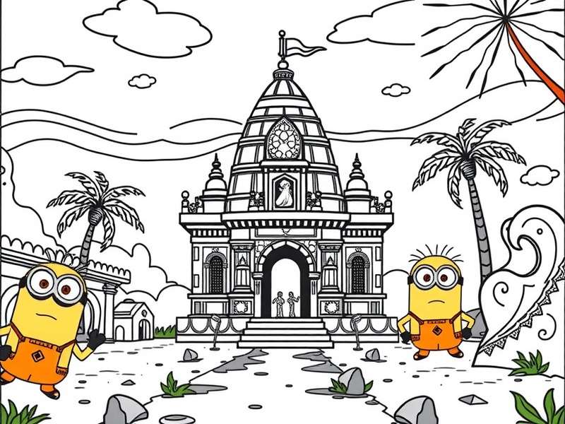 Temple Run Minion Coloring Book प्रमुख छवि