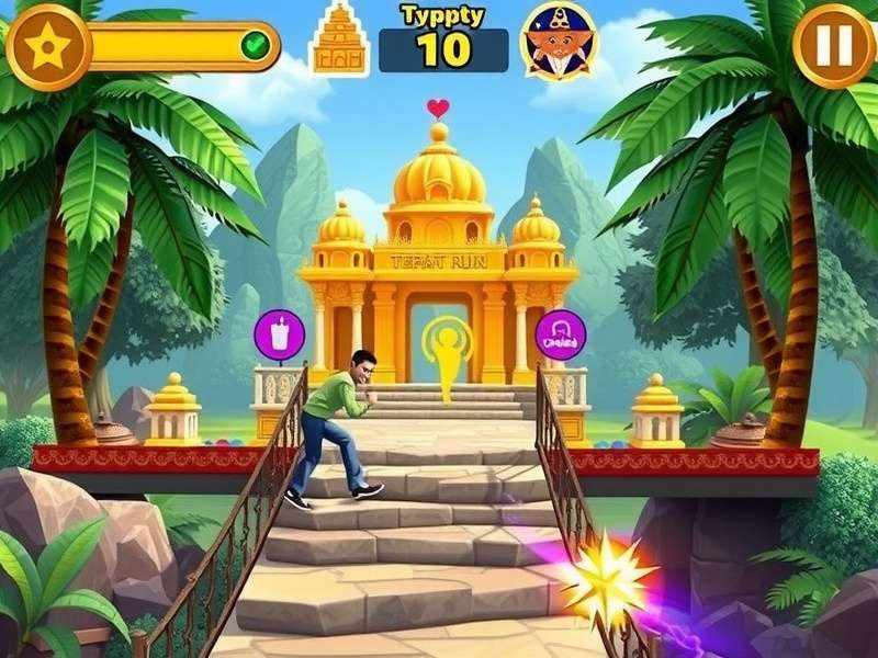 Temple Run 3D Gameplay Screenshot