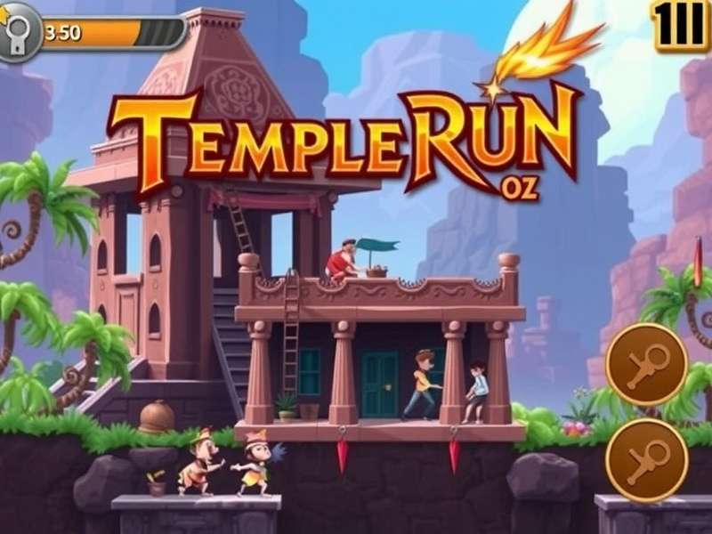 Android 14 पर Temple Run Oz गेमप्ले