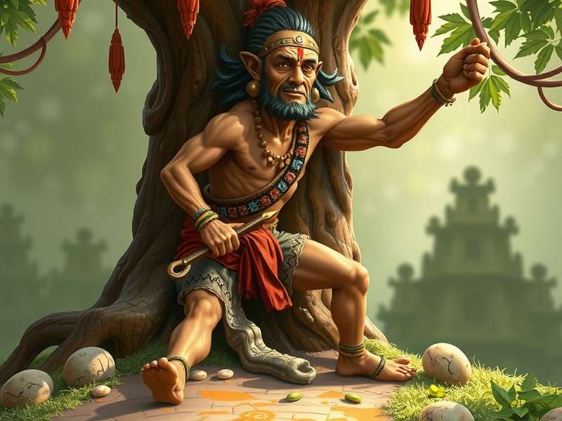 Temple Run Tree Hugger Gum gameplay screenshot