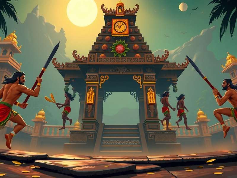 Temple Run स्लाइडिंग पोज़ का डेमो