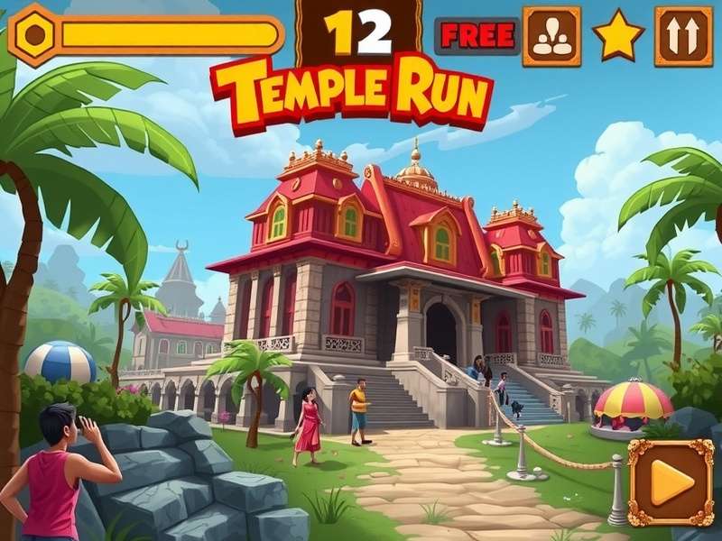 Temple Run 2 Gameplay on Poki Platform