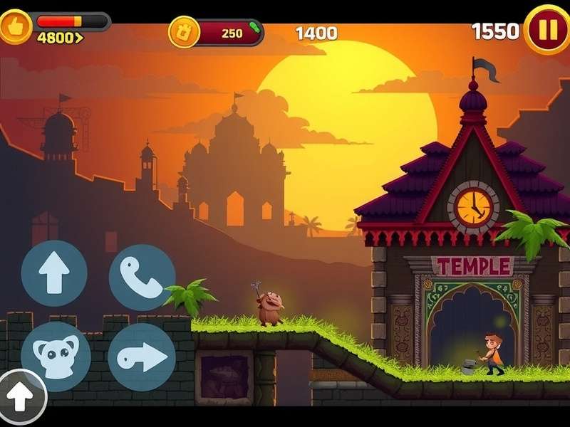 Temple Run Flashboy Game Screenshot