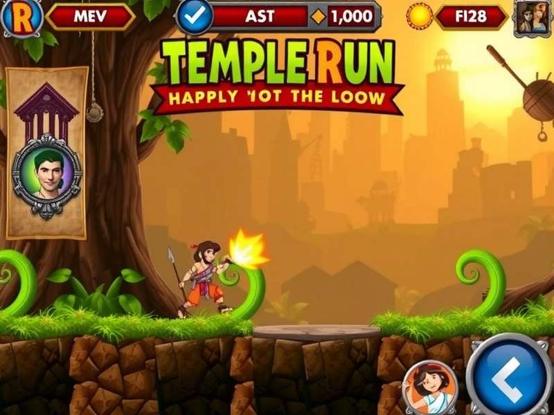 Temple Run Game Screenshot
