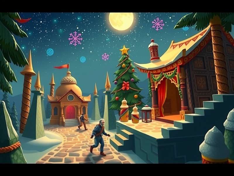 Temple Run 2 Christmas Edition Gameplay