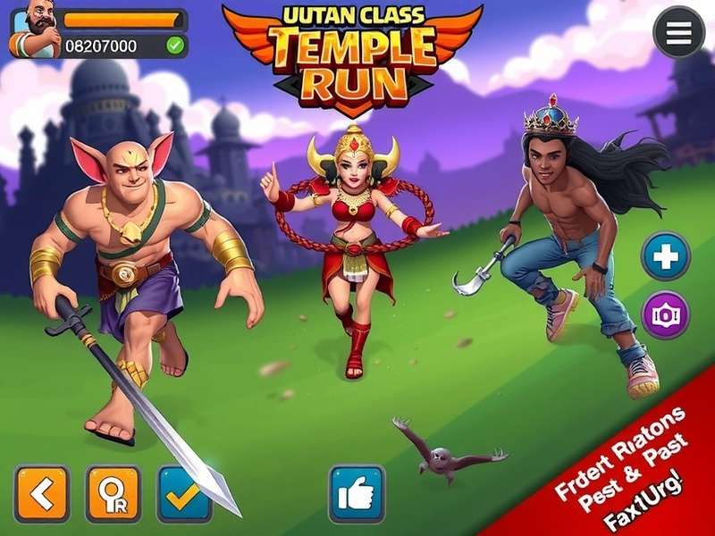 Temple Run Game Screenshot