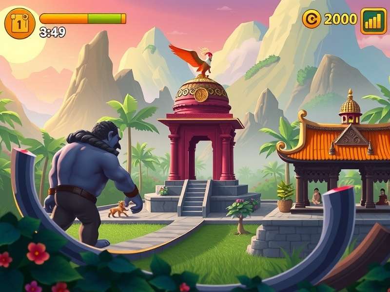 Temple Run Gameplay Screenshot