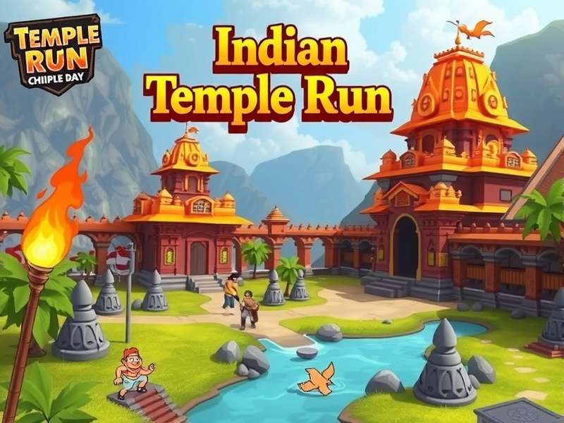 Temple Run गेम का स्क्रीनशॉट