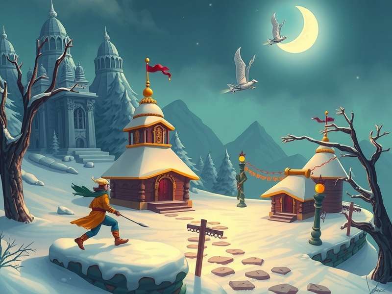 Snow Temple Run OZ Free गेम स्क्रीनशॉट
