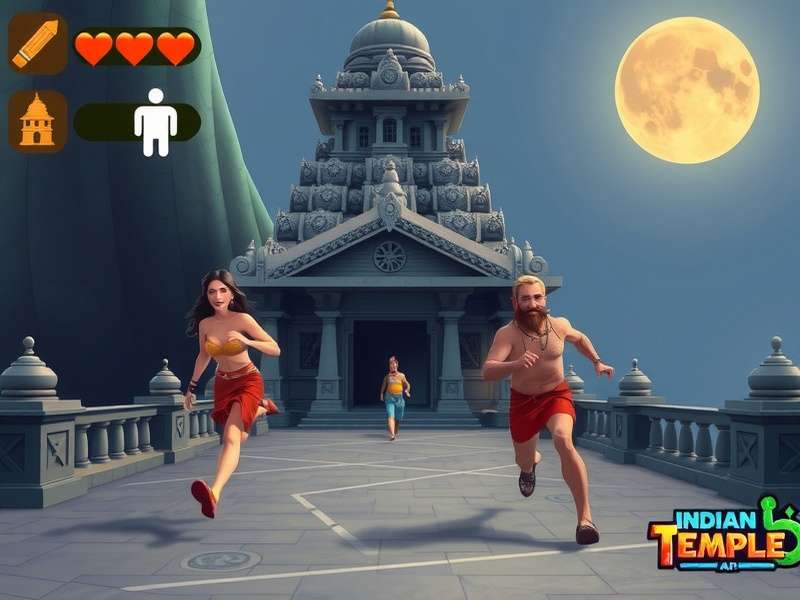 Temple Run के विभिन्न किरदारों का समूह