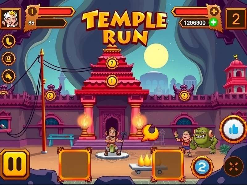 Temple Run ऑनलाइन गेमप्ले स्क्रीनशॉट