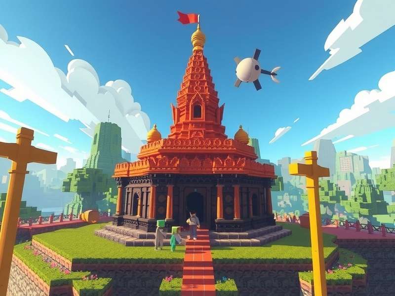 Temple Run GitHub IO Minecraft gameplay