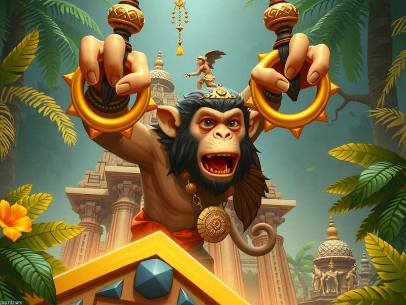Temple Run Model Monkey gameplay screenshot