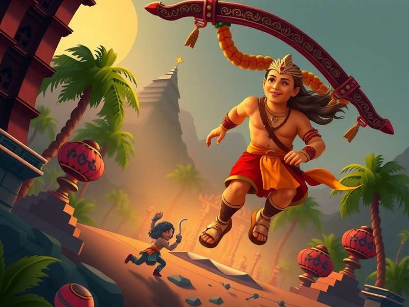 Temple Run 1 लैपटॉप गेमिंग