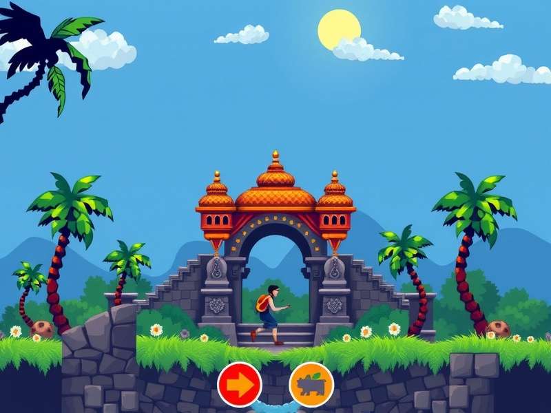 Temple Run GBA Game Screenshot