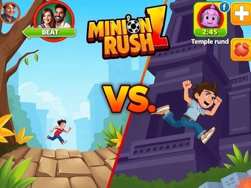 Minion Rush vs Temple Run 2 Comparison