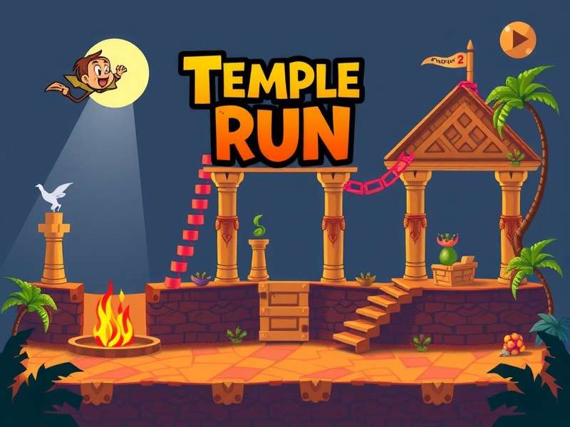 Temple Run 2 Sequel Server Software इंटरफेस