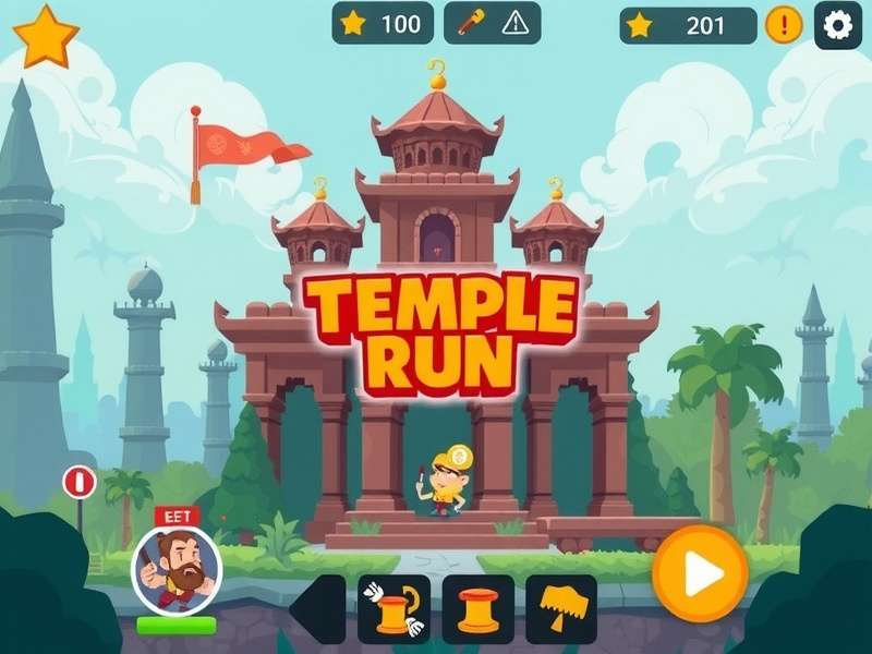 Temple Run Gameplay on Poki Platform