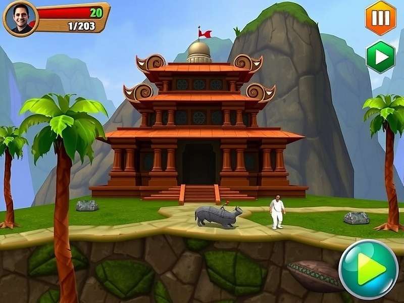 Temple Run 2011 Gameplay Paused Screenshot