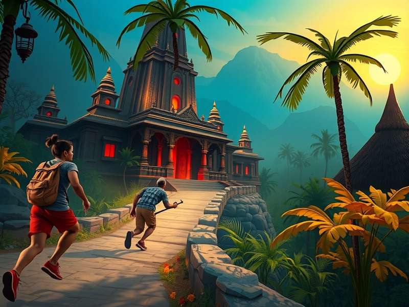 Temple Run 2 VR गेमप्ले स्क्रीनशॉट