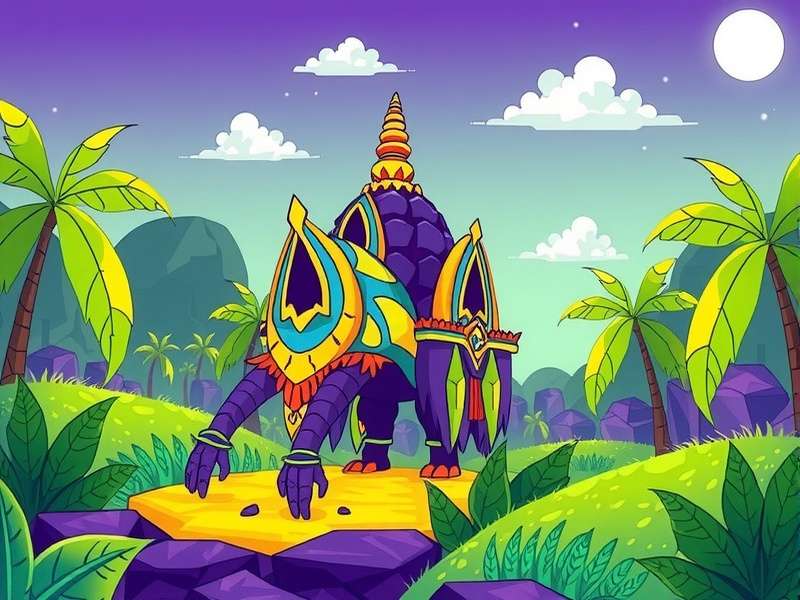 Temple Run 2 Tamatoa Coloring स्क्रीनशॉट
