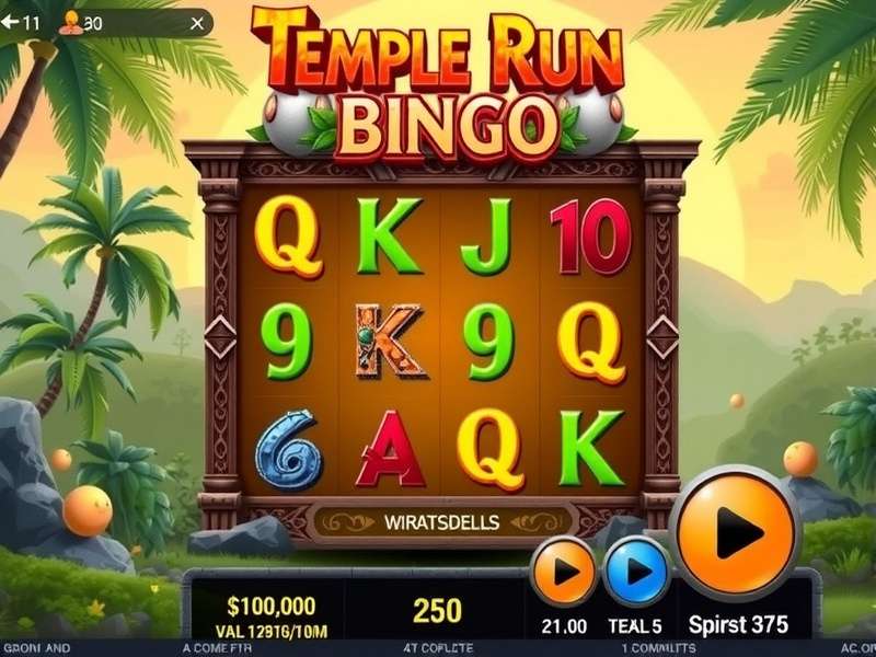 Temple Run 2 Bingo Gameplay