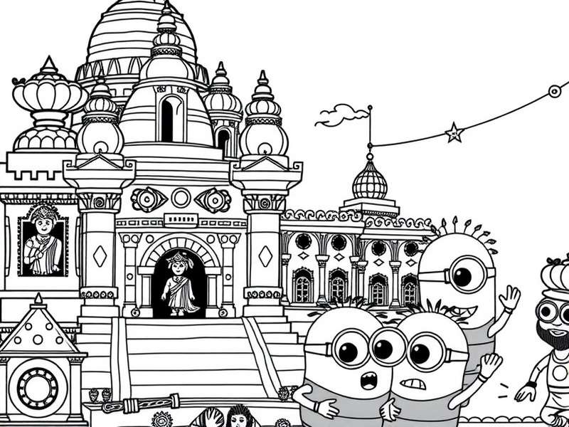 Temple Run Minion Coloring Book गैलरी