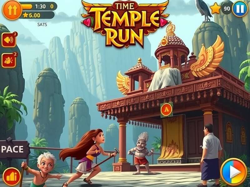 Temple Run Gameplay Screenshot