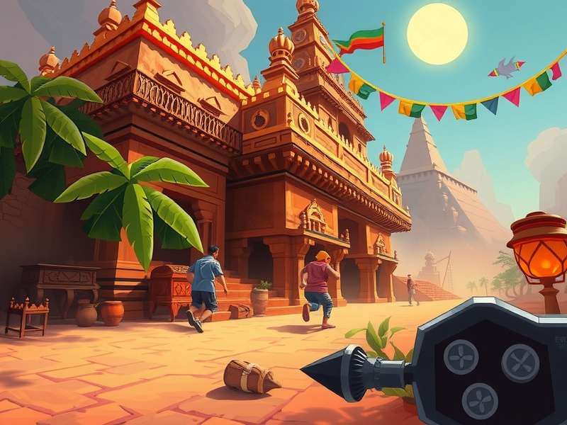 Temple Run Game Laptop Screenshot