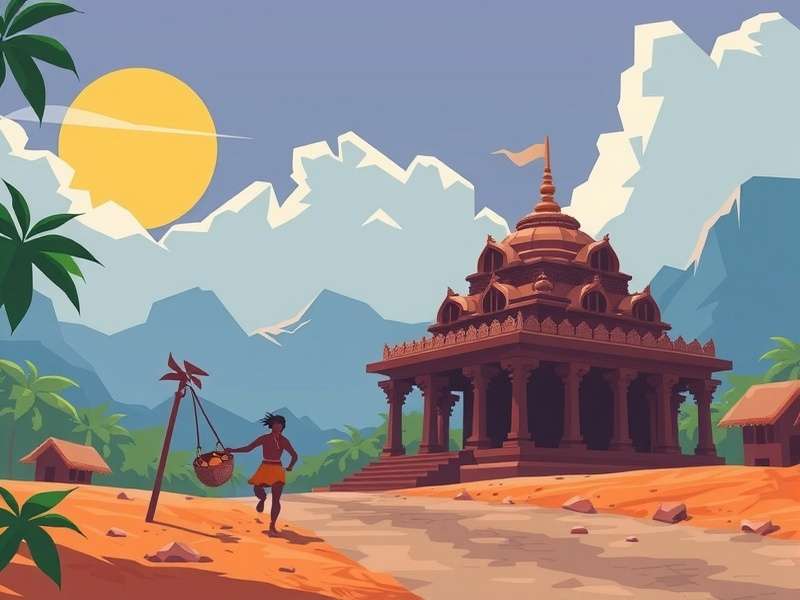 Temple Run 12 Tyre Adivasi Song गेमप्ले