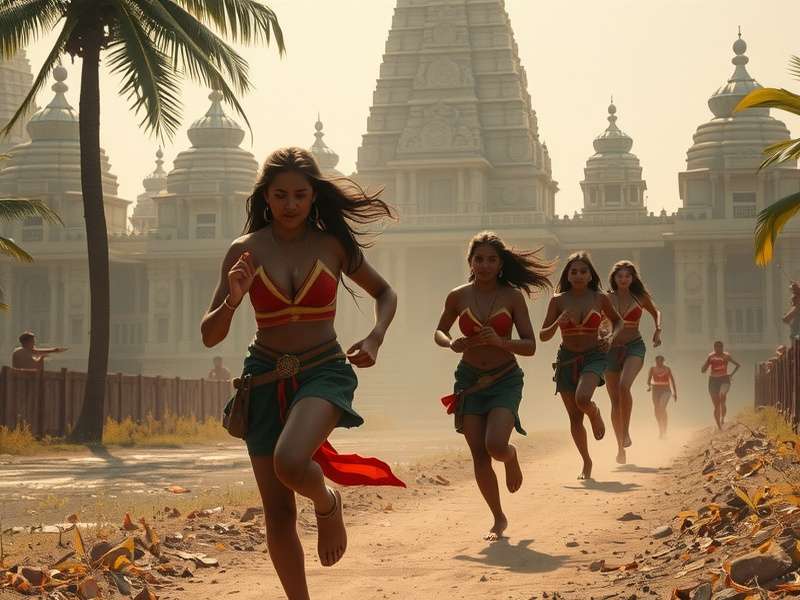 Temple Run में महिला खिलाड़ी - एक्शन से भरपूर गेमप्ले