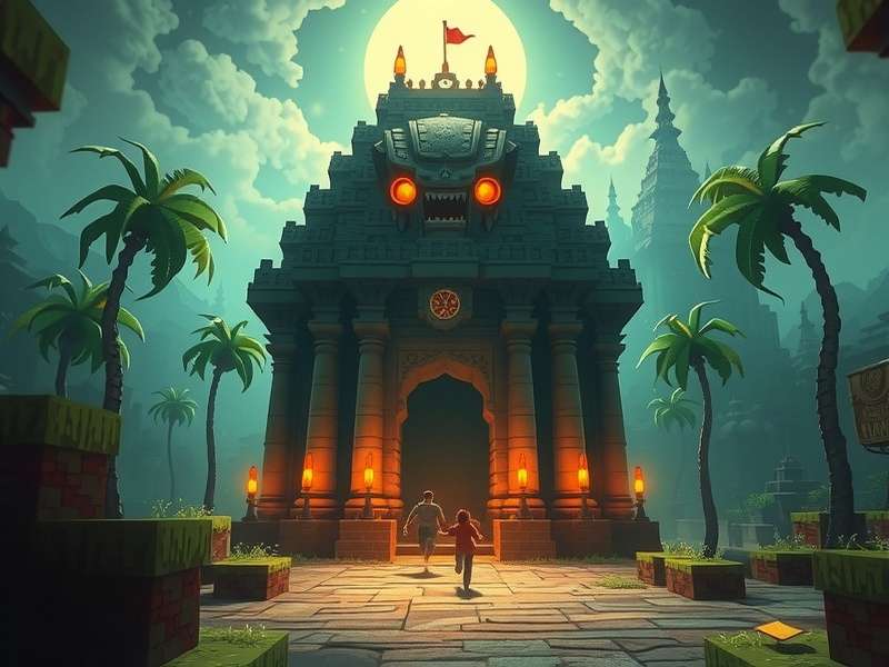 Temple Run Minecraft Mobs Collage
