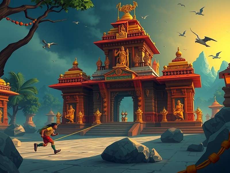 Temple Run Beast Games gameplay screenshot