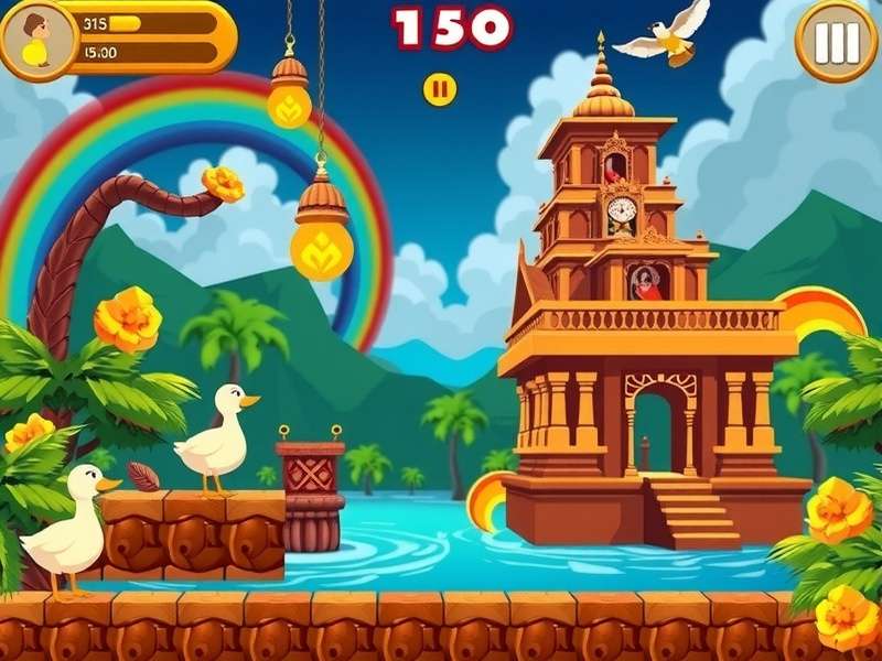Duck Life Temple Run Unblocked गेमप्ले