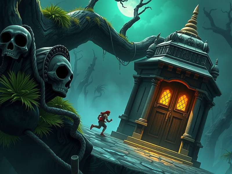 Bruks HD Temple Run 2 Spooky Ridge गेमप्ले