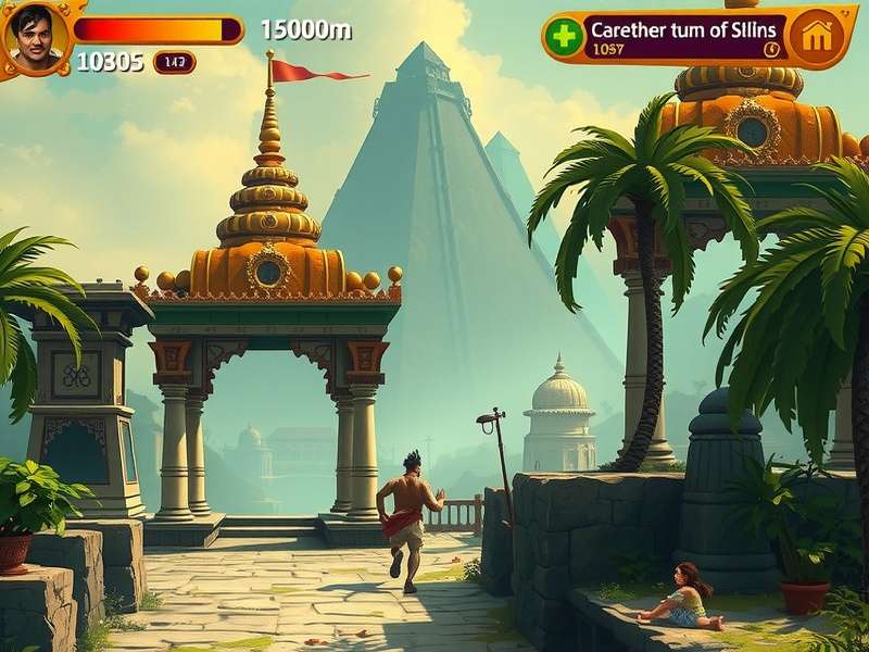 Temple Run Gameplay VerticalScope Walkthrough