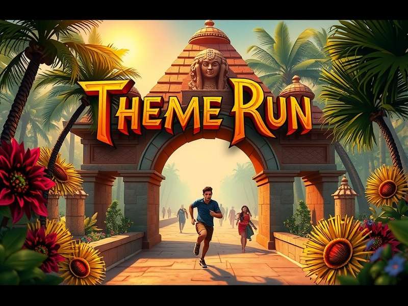 Temple Run Theme Park रोलर कोस्टर