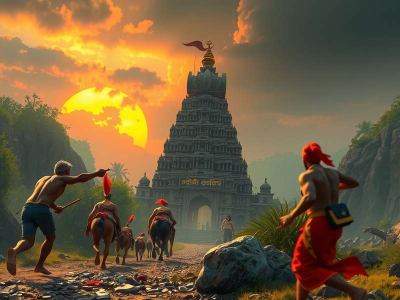 Temple Run Game Ending Scene