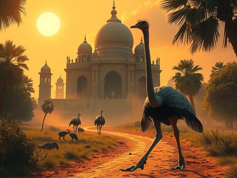 Temple Run Oz Ostrich गेमप्ले स्क्रीनशॉट