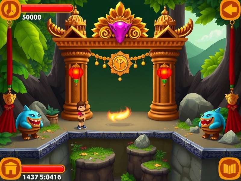 Temple Run Online Free Poki Play Gameplay Screenshot