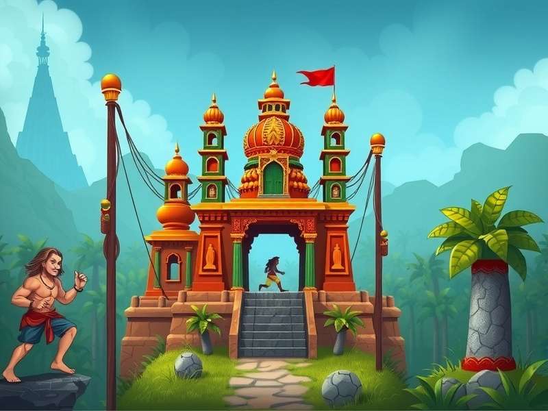 Temple Run Jungle Game Screenshot