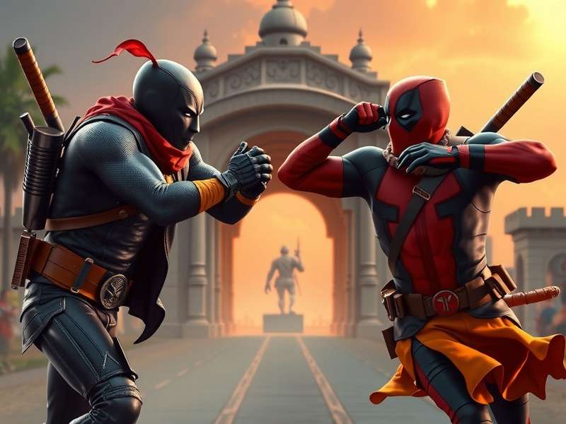 Temple Run Brave Deathstroke vs Deadpool गेमप्ले