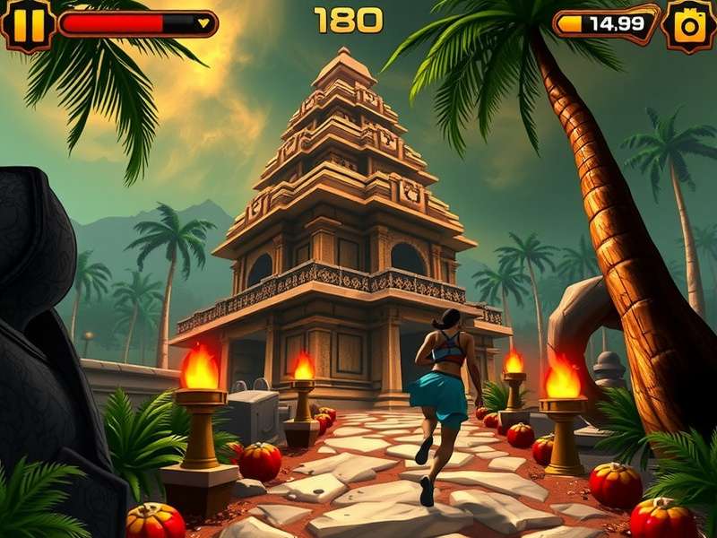 Temple Run 2011 PC Version Gameplay Screenshot