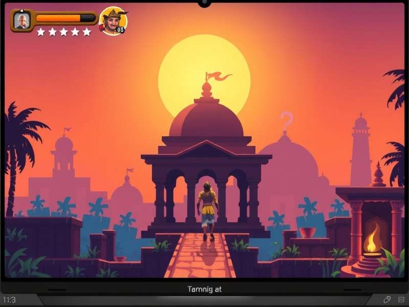 Temple Run screenshot techniques on laptop