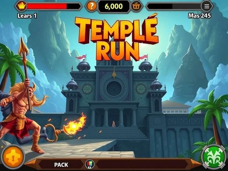 Temple Run Gameplay Screenshot