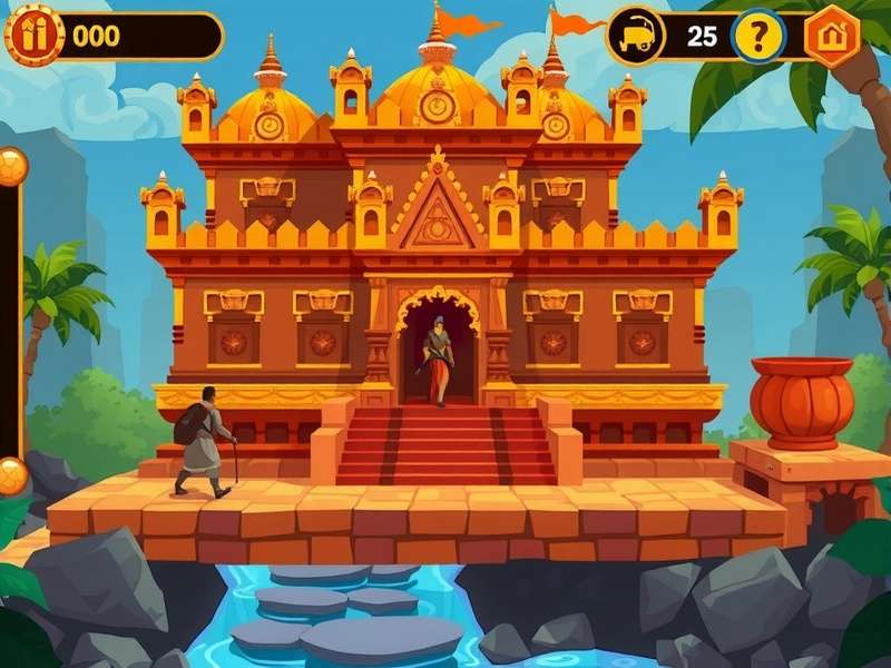 Temple Run Game Mixing Game स्क्रीनशॉट